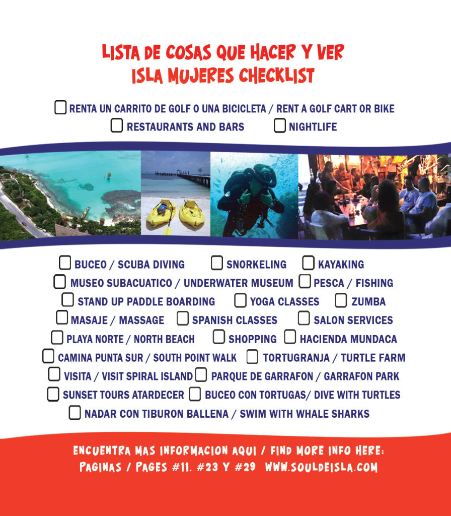 Things to do Isla Mujeres